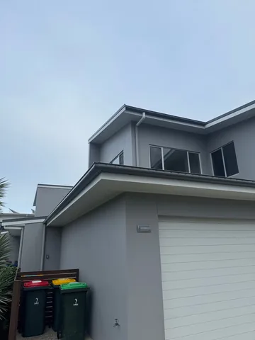 New guttering on a modern two-storey home