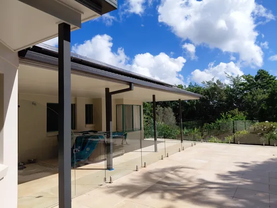 Single-storey home with a wide veranda and fresh roofline